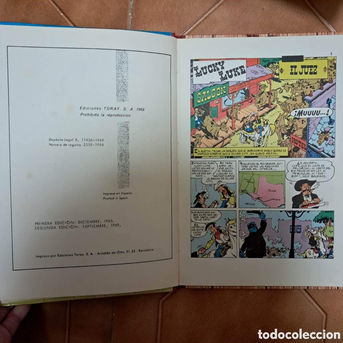 Tebeos: EL JUEZ - Lucky Luke (2a ed. 1969 ediciones Toray) - Foto 4