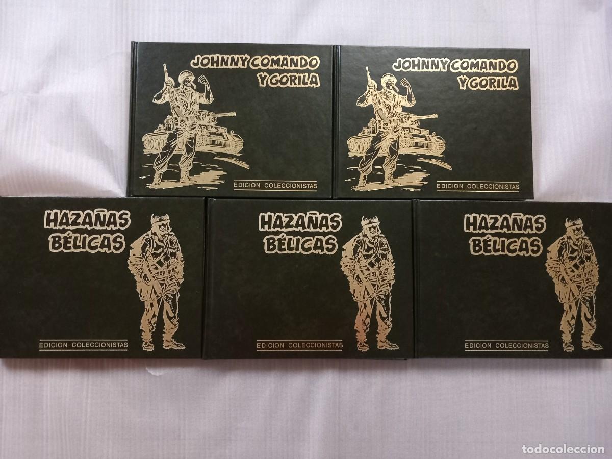 Tebeos: Pack 3 Tomos Haza&ntilde;as B&eacute;licas y 2 Johnny Comando y Gorila. - Foto 1