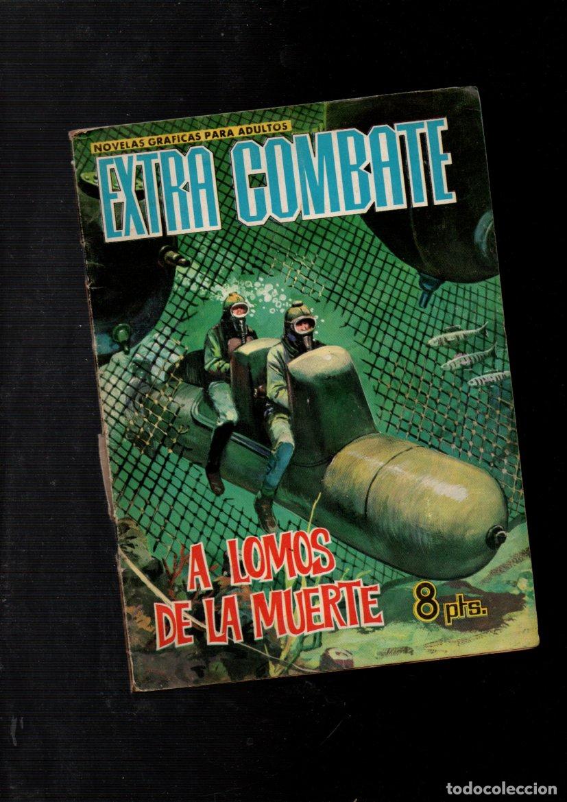 Tebeos: EXTRA COMBATE. A LOMOS DE LA MUERTE. EDITORIAL FERMA - Foto 1