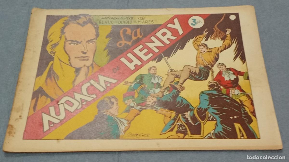 Tebeos: Colecci&oacute;n comic COMPLETA &rdquo;El hijo del diablo de los mares&rdquo; 7 n&uacute;meros. 1950 Ediciones Toray - Foto 3