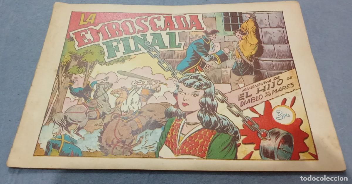 Tebeos: Colecci&oacute;n comic COMPLETA &rdquo;El hijo del diablo de los mares&rdquo; 7 n&uacute;meros. 1950 Ediciones Toray - Foto 9