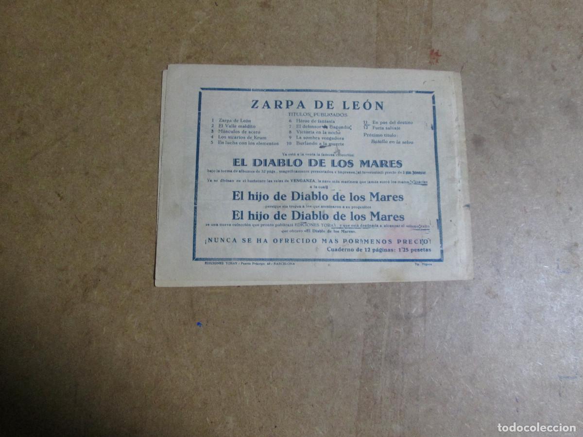 Tebeos: zarpa de le&oacute;n n&ordm; 12, original ediciones toray - Foto 2