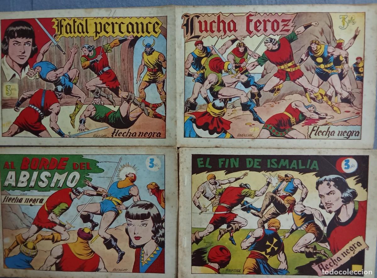 Tebeos: Comic &rdquo;Flecha Negra&rdquo; COMPLETA. 8 n&uacute;meros, a&ntilde;o 1950 Ed. Toray - Foto 5
