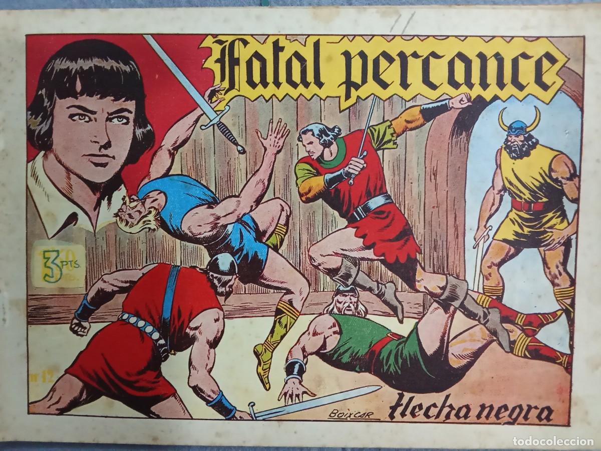 Tebeos: Comic &rdquo;Flecha Negra&rdquo; COMPLETA. 8 n&uacute;meros, a&ntilde;o 1950 Ed. Toray - Foto 7