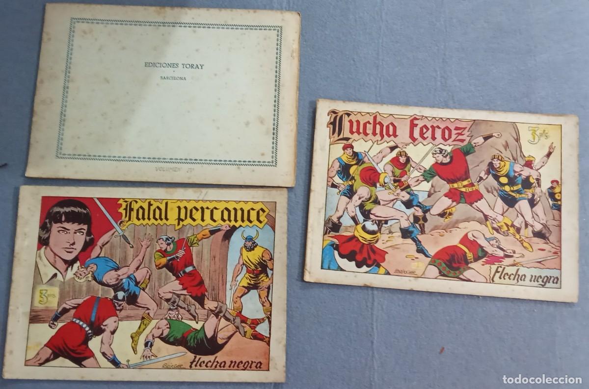 Tebeos: Comic &rdquo;Flecha Negra&rdquo; COMPLETA. 8 n&uacute;meros, a&ntilde;o 1950 Ed. Toray - Foto 8