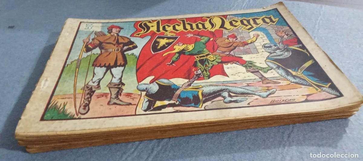 Tebeos: Comic &rdquo;Flecha Negra&rdquo; COMPLETA. 8 n&uacute;meros, a&ntilde;o 1950 Ed. Toray - Foto 10