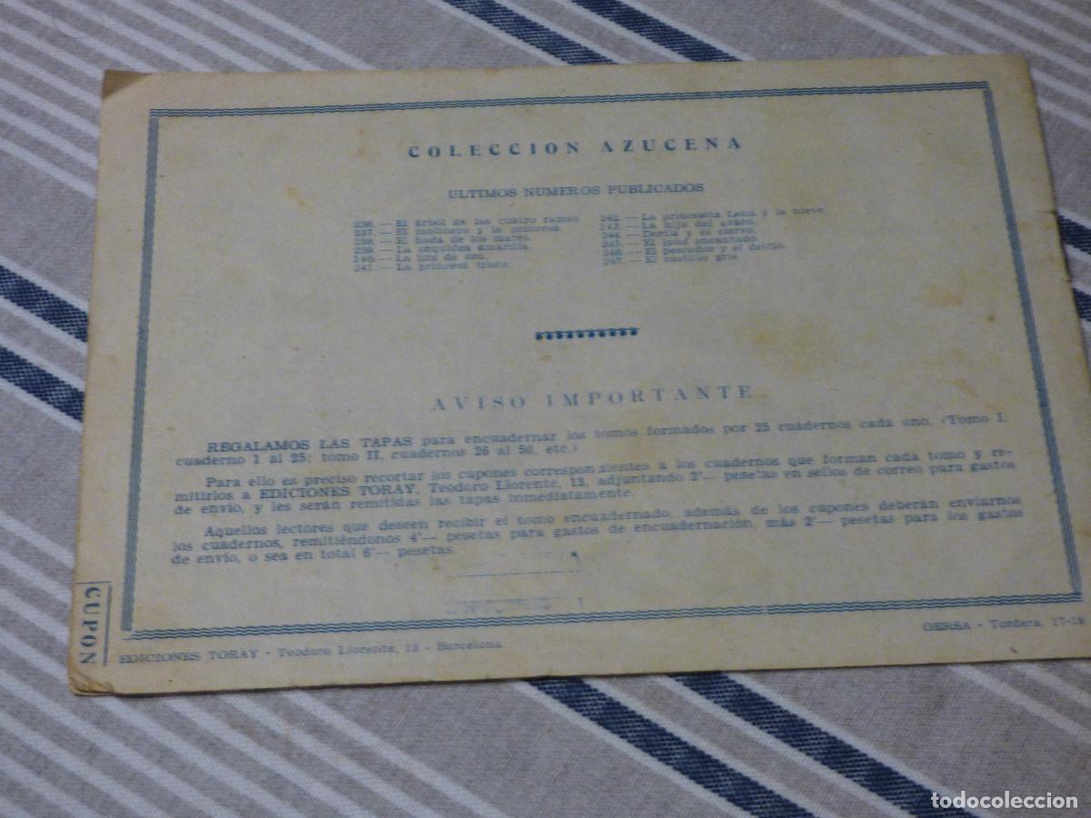 Tebeos: Coleccion Azucena.El castillo gris.247. - Foto 2