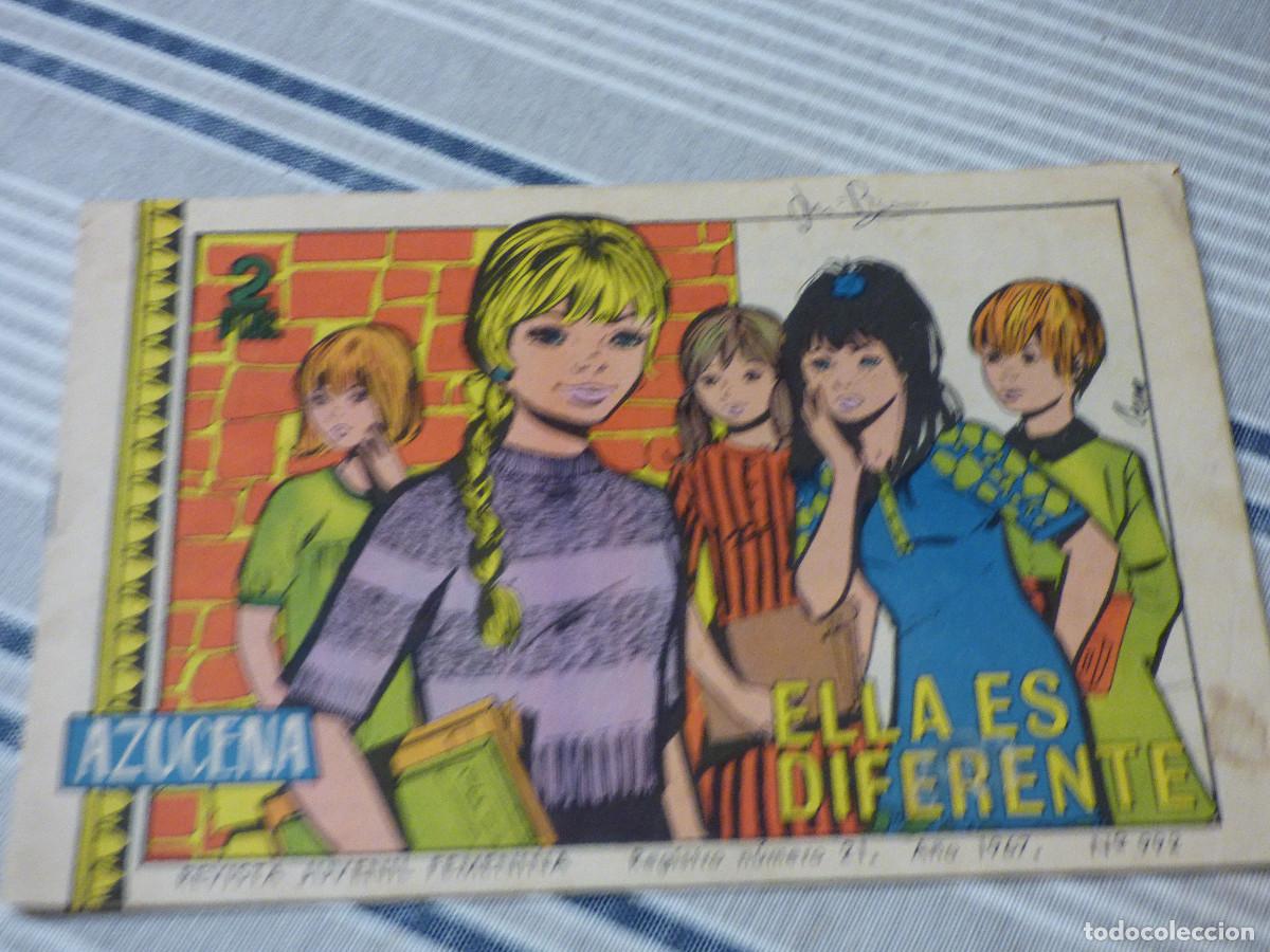 Tebeos: Coleccion Azucena.Ella es diferente.992. - Foto 1