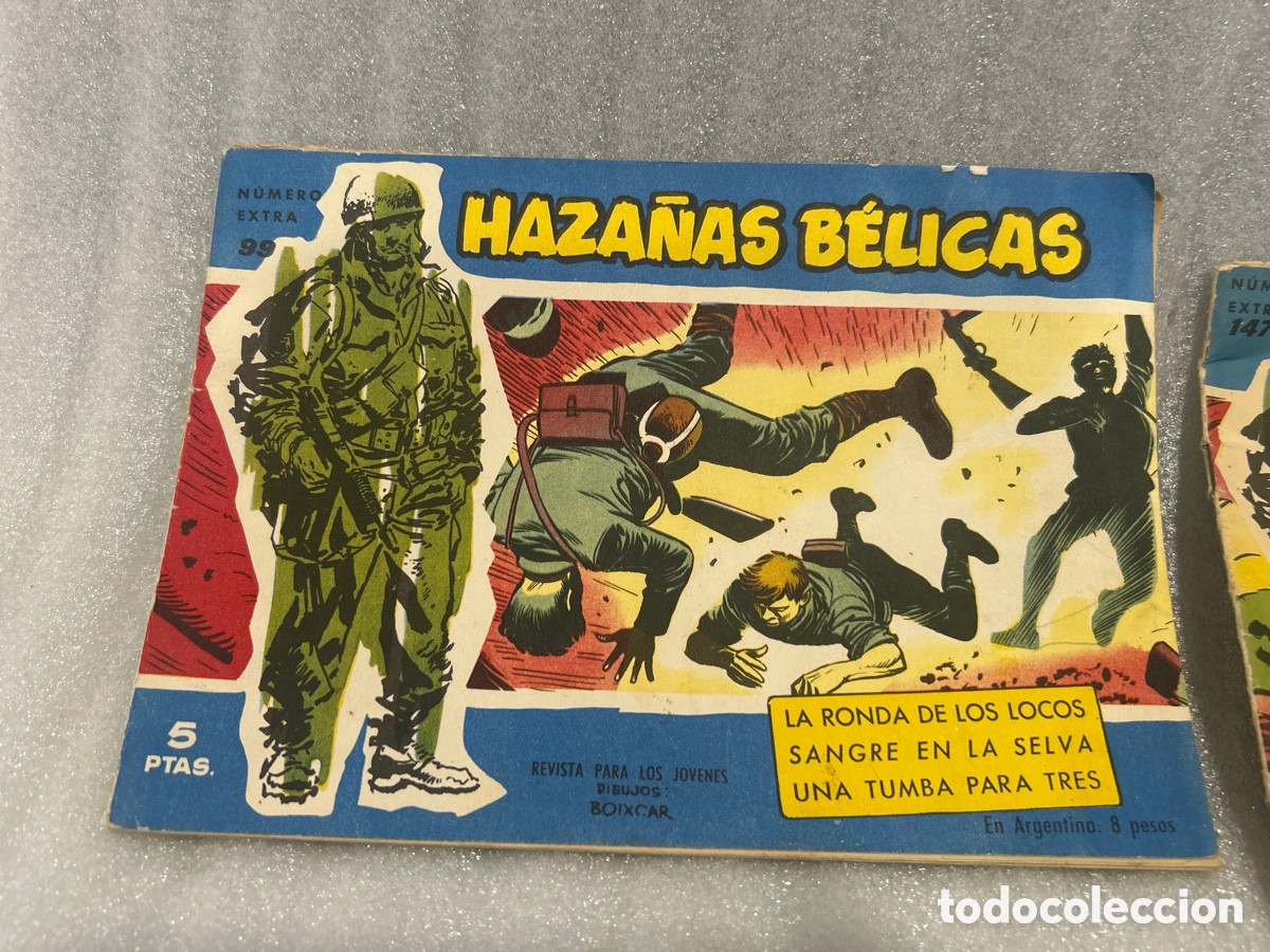 Tebeos: HAZA&Ntilde;AS B&Eacute;LICAS EDICIONES TORAY N&Uacute;M 99, 147 Y 169 - Foto 2