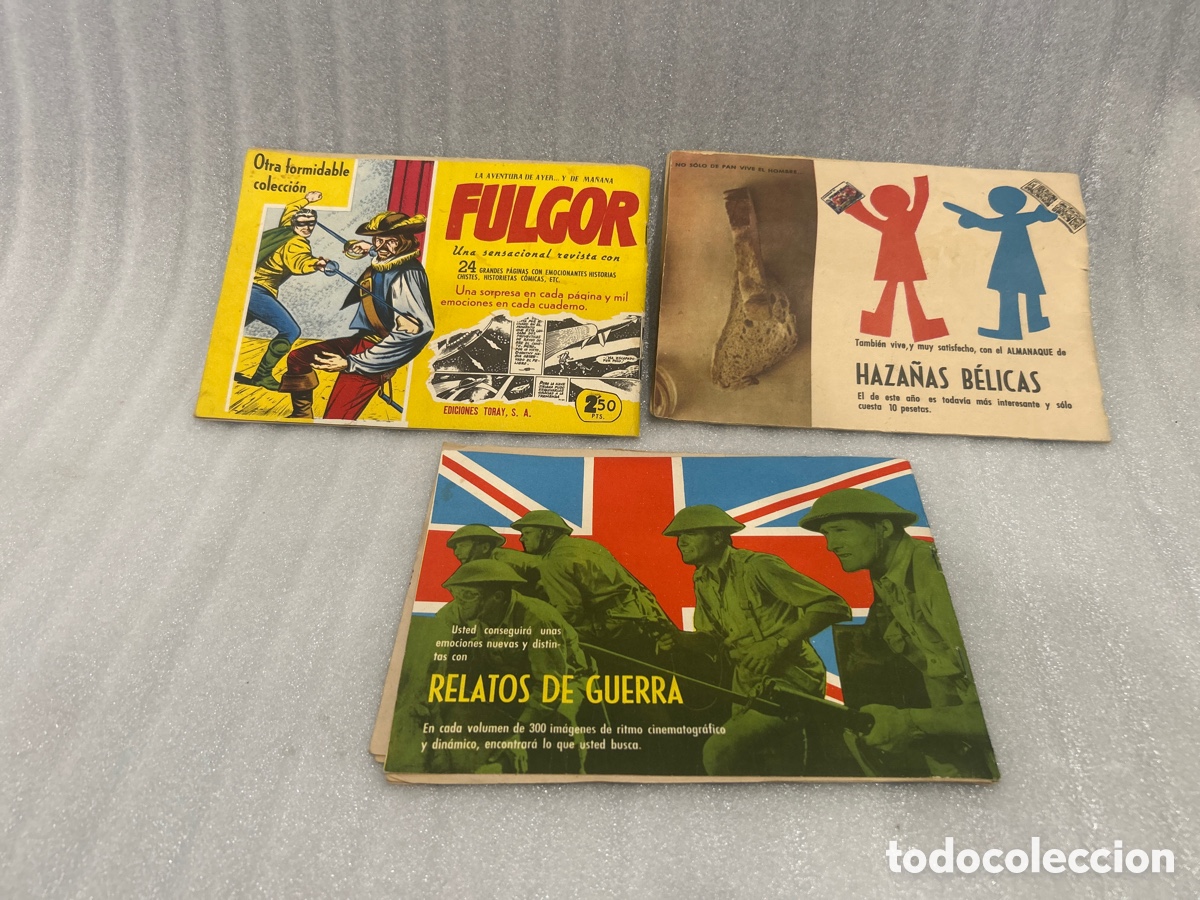 Tebeos: HAZA&Ntilde;AS B&Eacute;LICAS EDICIONES TORAY N&Uacute;M 99, 147 Y 169 - Foto 3
