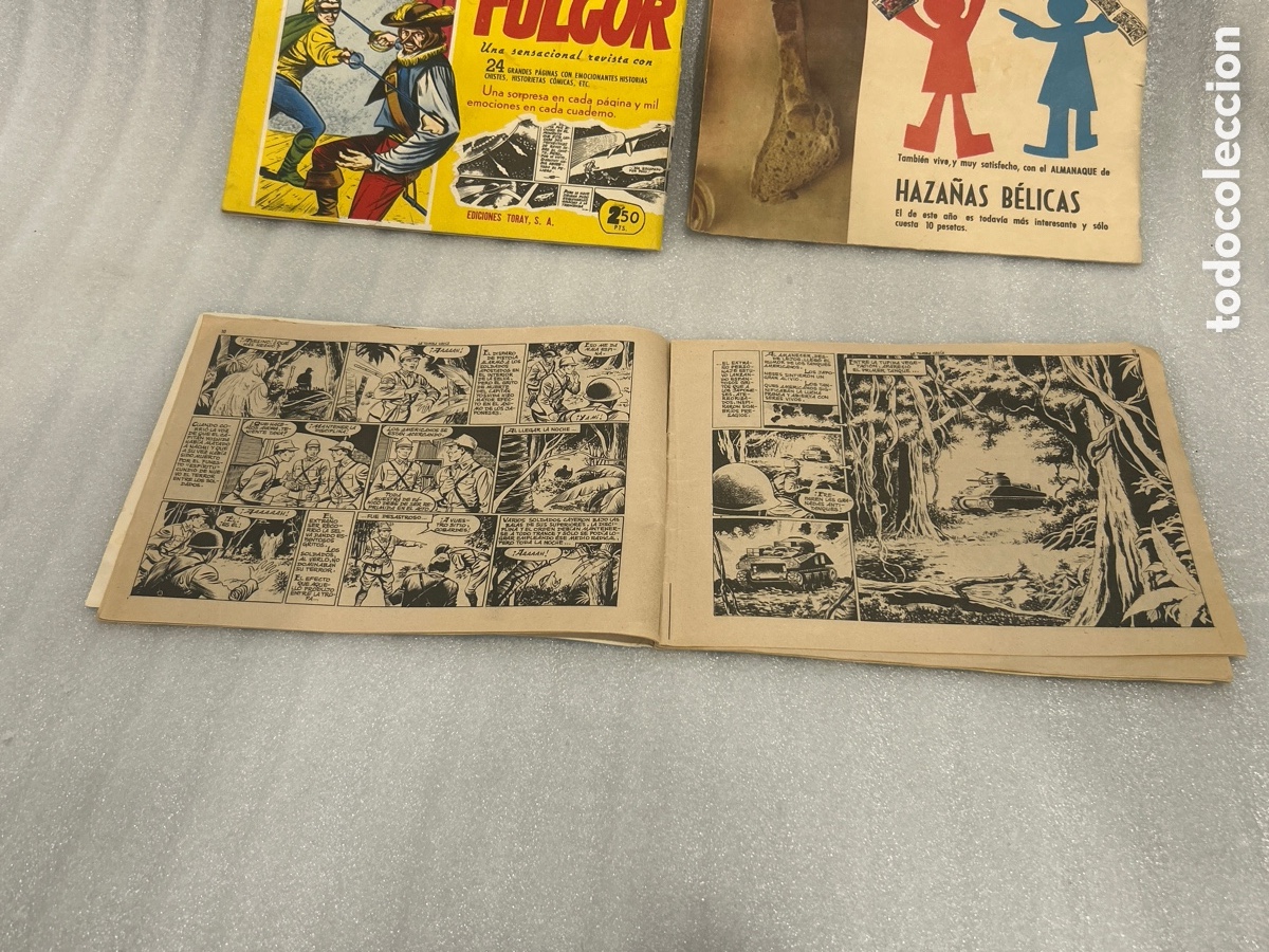 Tebeos: HAZA&Ntilde;AS B&Eacute;LICAS EDICIONES TORAY N&Uacute;M 99, 147 Y 169 - Foto 4