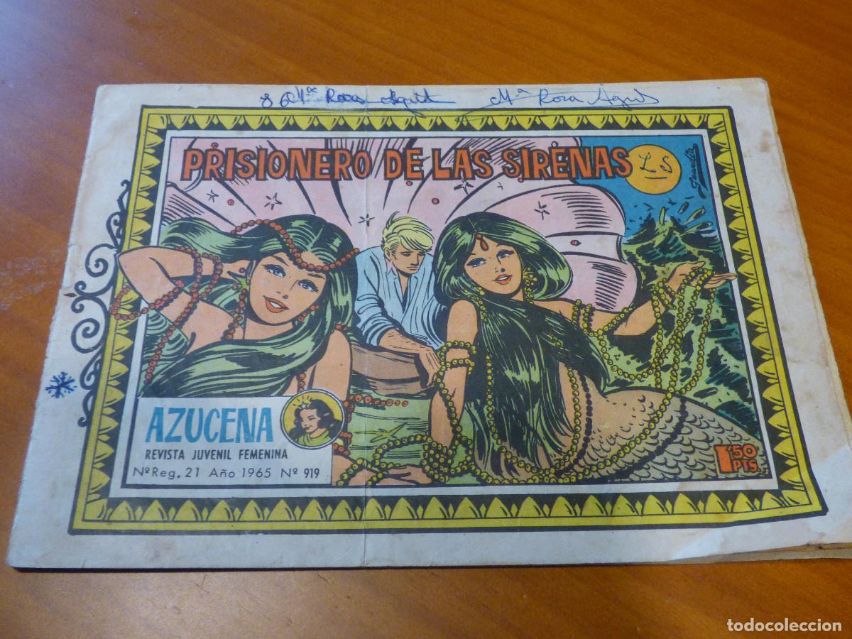Tebeos: Coleccion Azucena.Prisionero de las sirenas.919. - Foto 1