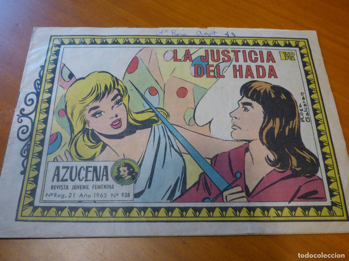 Tebeos: Coleccion Azucena.La justicia del hada.938. - Foto 1
