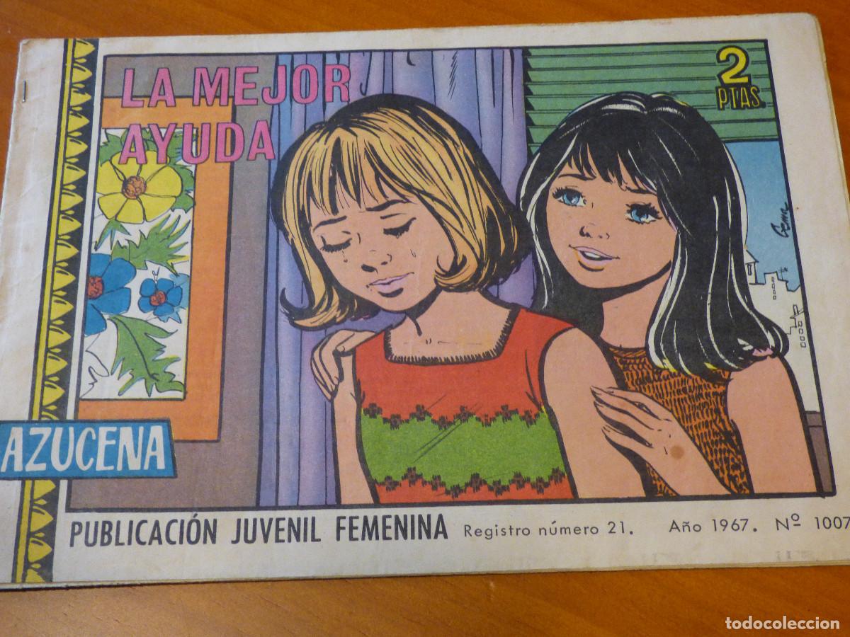 Tebeos: Coleccion Azucena.La mejor ayuda.1007. - Foto 1