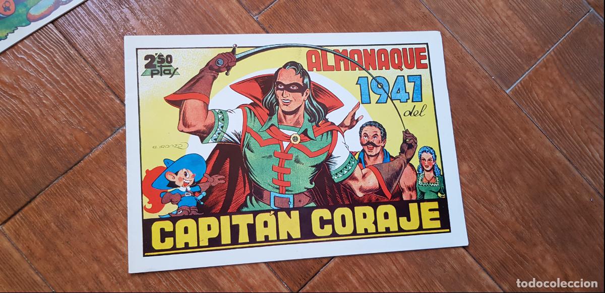 Tebeos: CAPITAN CORAJE ALMANAQUE 1947 FACSIMIL EDITORIAL TORAY - Foto 1