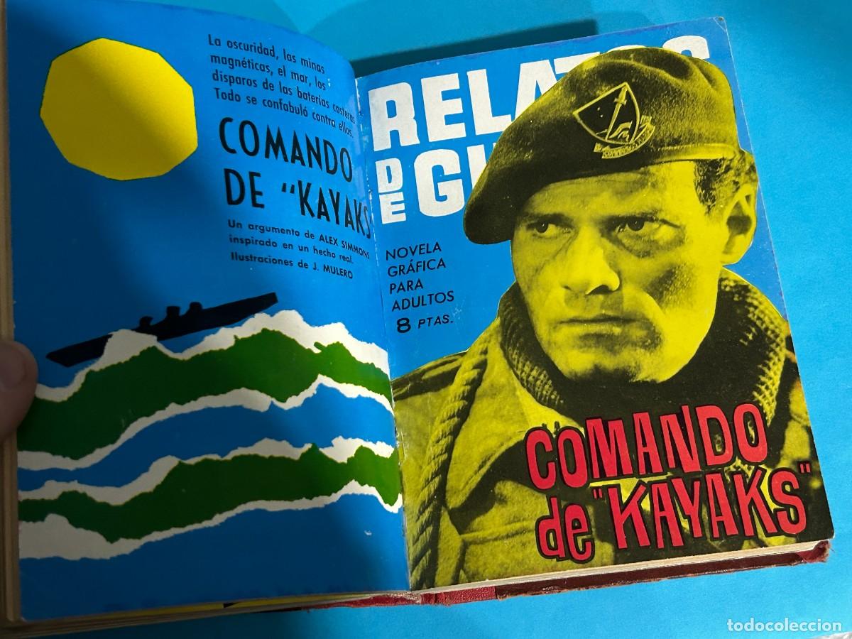 Tebeos: RELATOS DE GUERRA LIBRO ENCUADERNADO EDICIONES TORAY 1964 - Foto 7