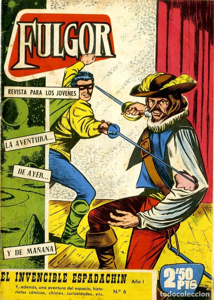Tebeos: Fulgor / El Invencible Espadachin / A&ntilde;o I n.6 (A3) - Foto 1