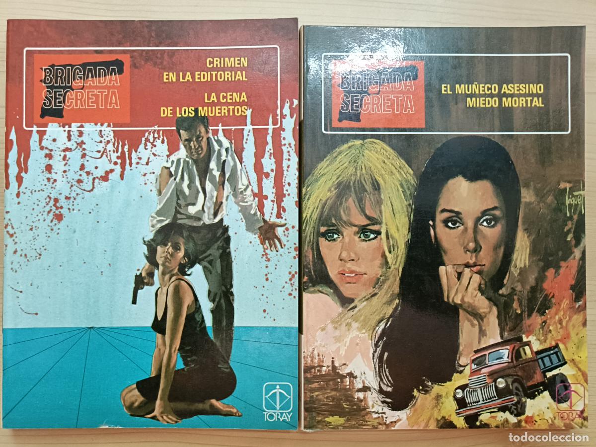 Tebeos: C&oacute;mic. Brigada Secreta. Toray Ediciones , 8 tomo, completa. - Foto 2