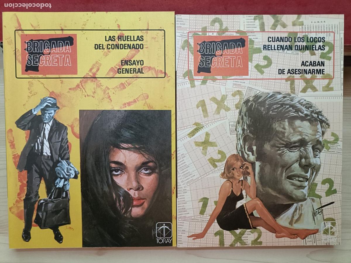 Tebeos: C&oacute;mic. Brigada Secreta. Toray Ediciones , 8 tomo, completa. - Foto 3