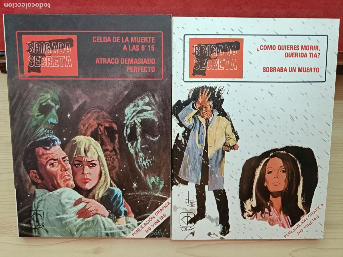 Tebeos: C&oacute;mic. Brigada Secreta. Toray Ediciones , 8 tomo, completa. - Foto 5