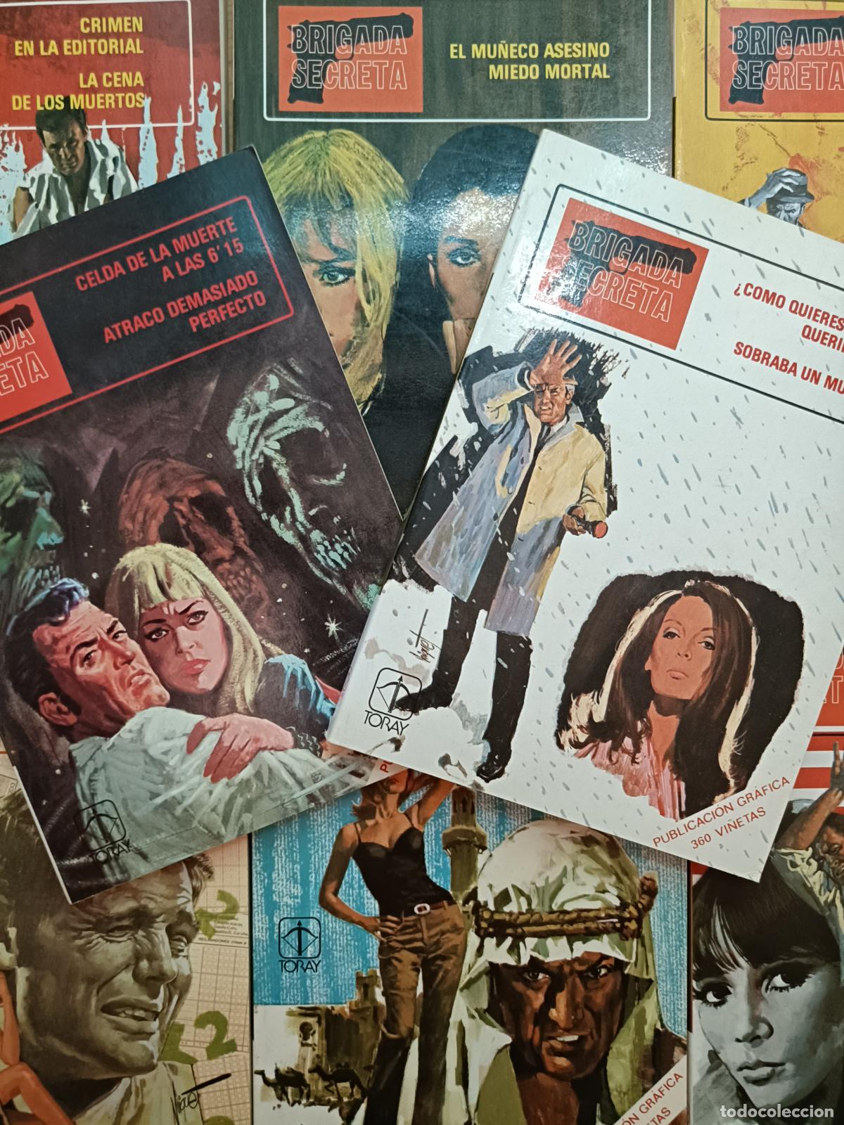Tebeos: C&oacute;mic. Brigada Secreta. Toray Ediciones , 8 tomo, completa. - Foto 9