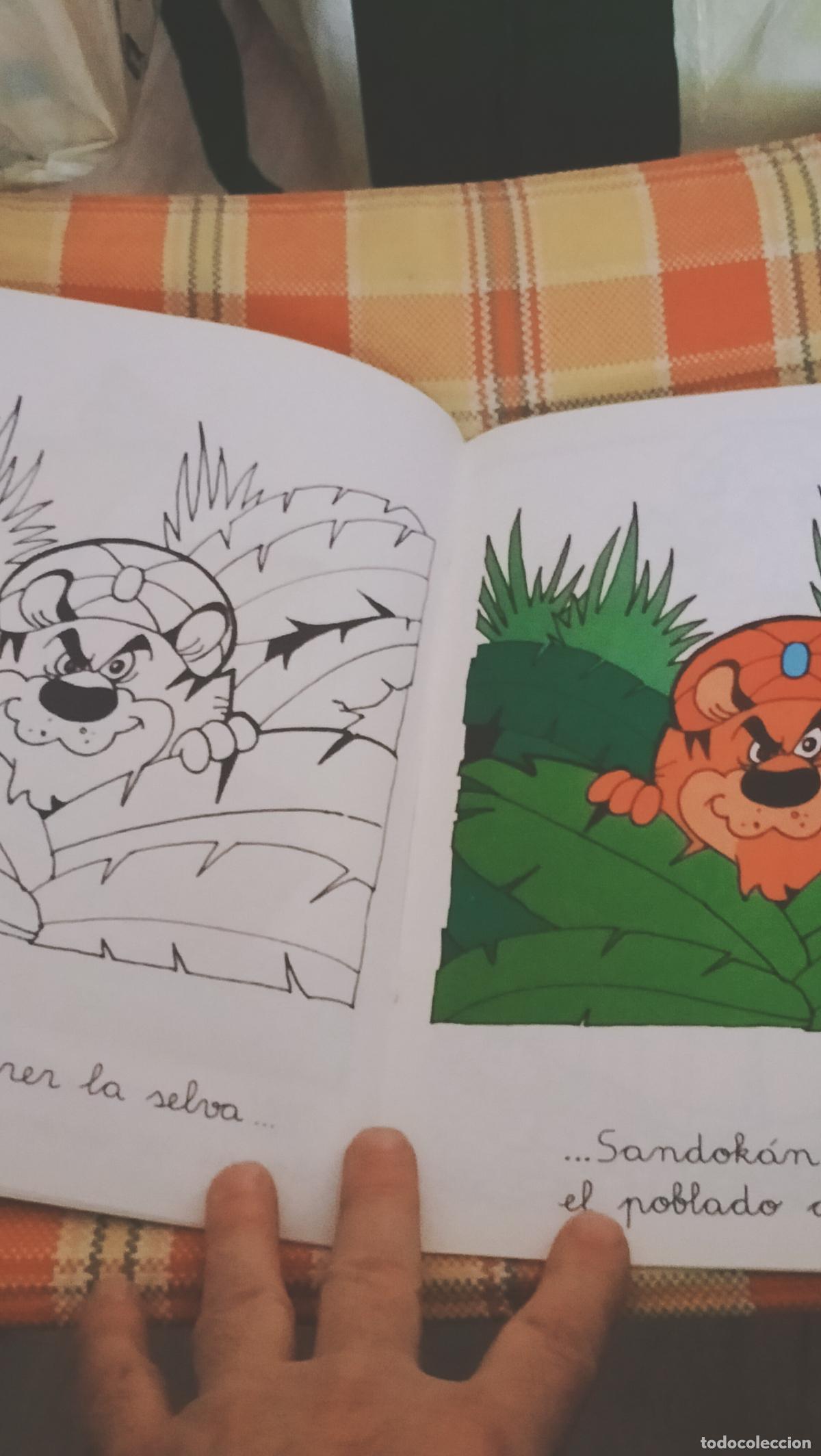 Tebeos: ANTIGUO CUADERNO DE COLOREAR SANDOKAN - Foto 4