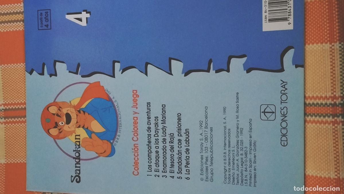 Tebeos: ANTIGUO CUADERNO DE PINTURAS SANDO - Foto 2