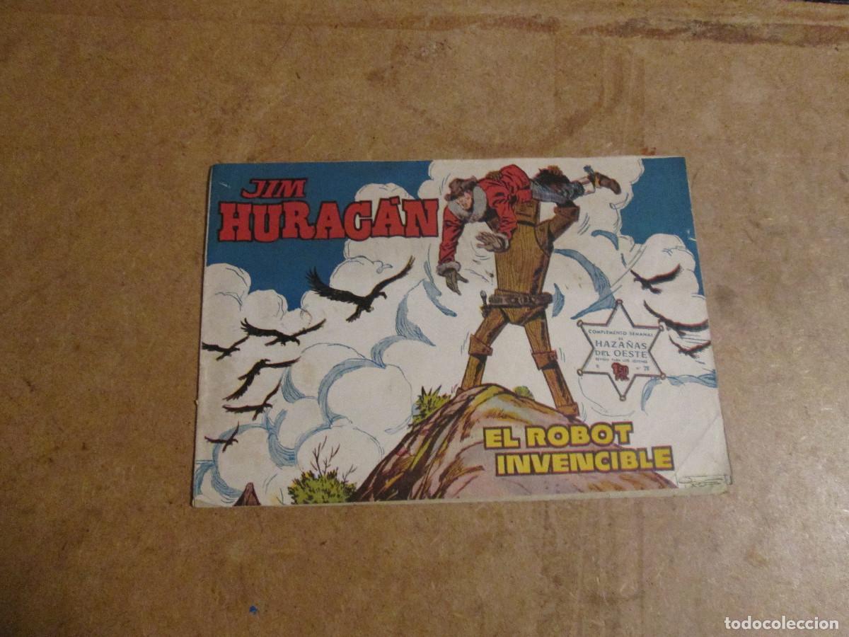 Tebeos: complemento semanal de haza&ntilde;as del oeste, Jim Hurac&aacute;n n&ordm; 28, ediciones toray - Foto 1