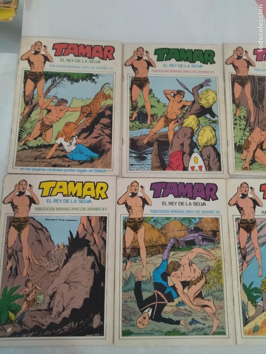 Tebeos: Tamar el rey de la Selva del n&ordm; 1 al 10 /a&ntilde;o 1978 - Foto 3