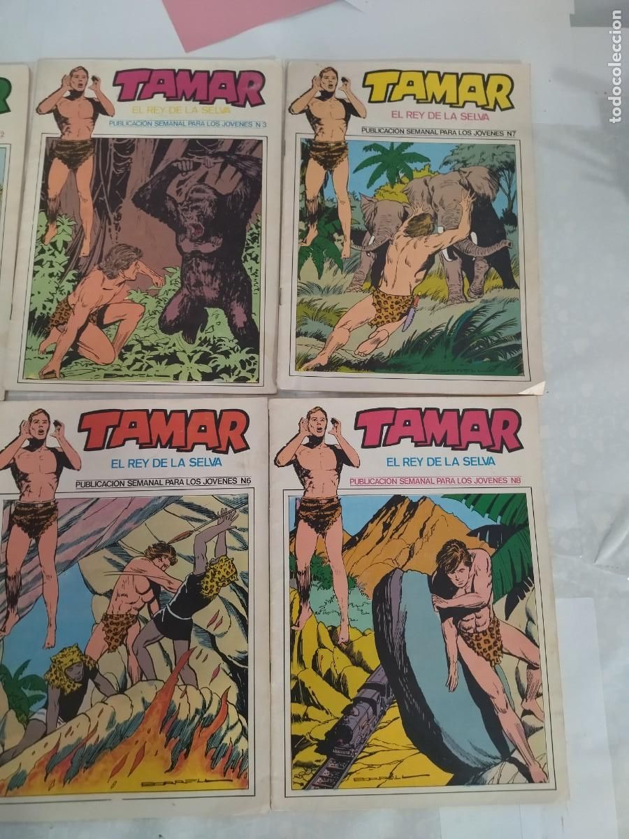 Tebeos: Tamar el rey de la Selva del n&ordm; 1 al 10 /a&ntilde;o 1978 - Foto 5