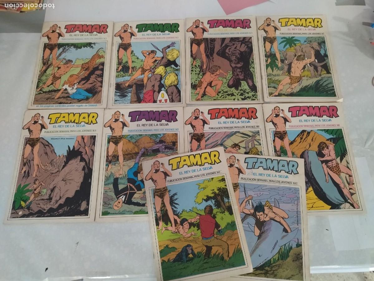 Tebeos: Tamar el rey de la Selva del n&ordm; 1 al 10 /a&ntilde;o 1978 - Foto 1