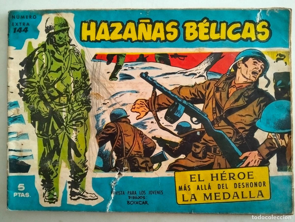 Tebeos: HAZA&Ntilde;AS BELICAS N&ordm; 144, EDICIONES TORAY, A&Ntilde;O 1958 - Foto 1