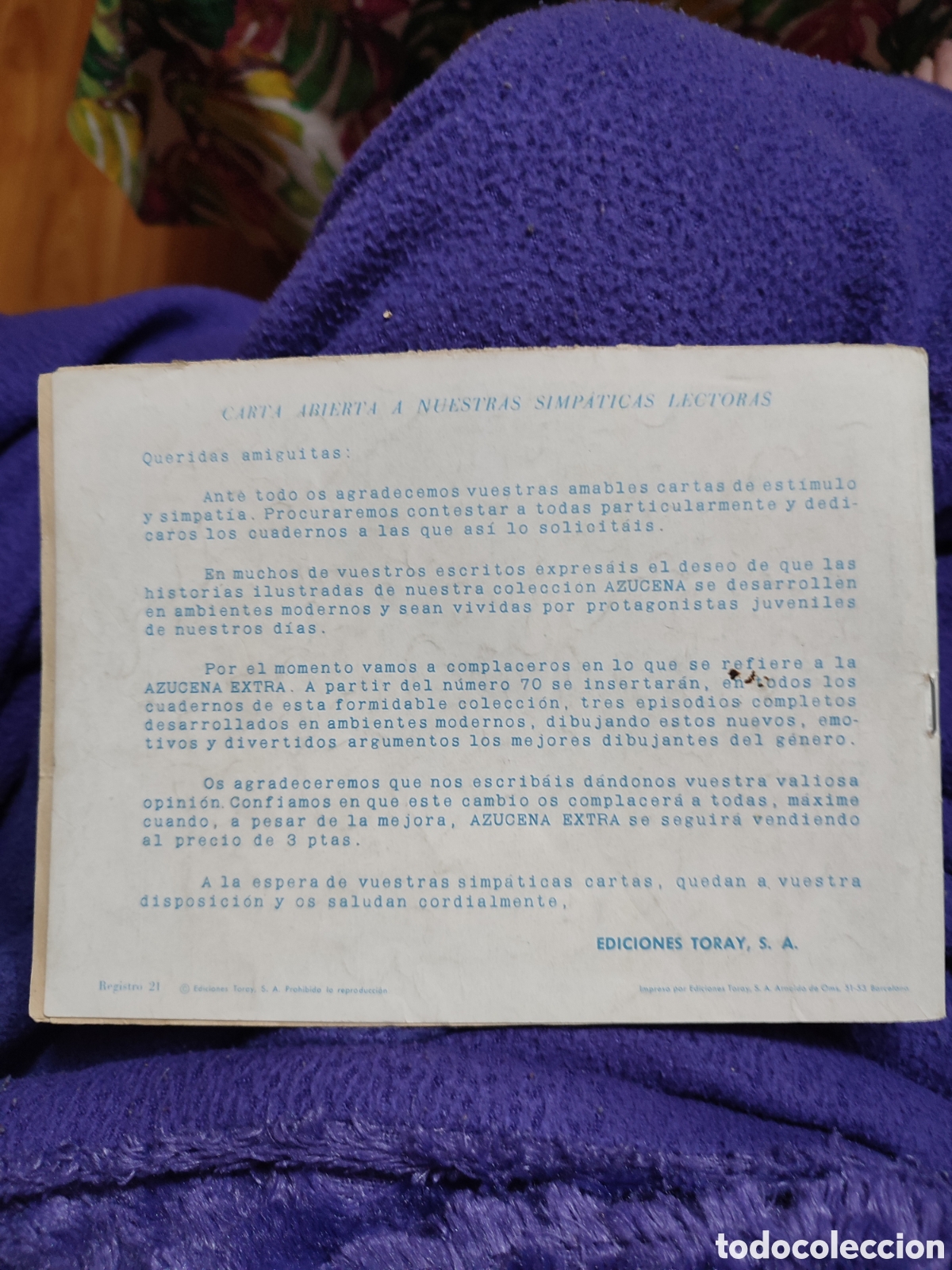 Tebeos: Azucena Toray n&uacute;m extraordinario - Foto 2