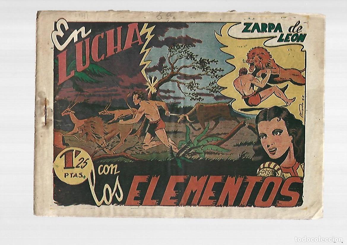 Tebeos: Zarpa de Le&oacute;n 5: con los elementos, 1949, Toray. - Foto 1