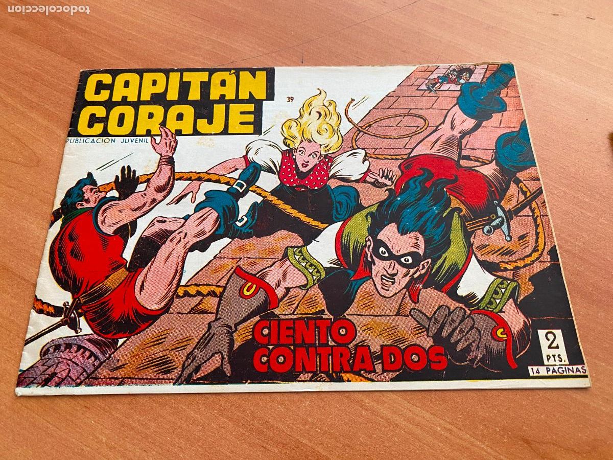 Tebeos: CAPITAN CORAJE N&ordm; 39 CIENTO CONTRA DOS (TORAY) (COB53) - Foto 1