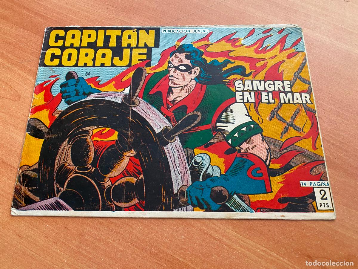 Tebeos: CAPITAN CORAJE N&ordm; 34 SANGRE EN EL MAR (TORAY) (COB53) - Foto 1