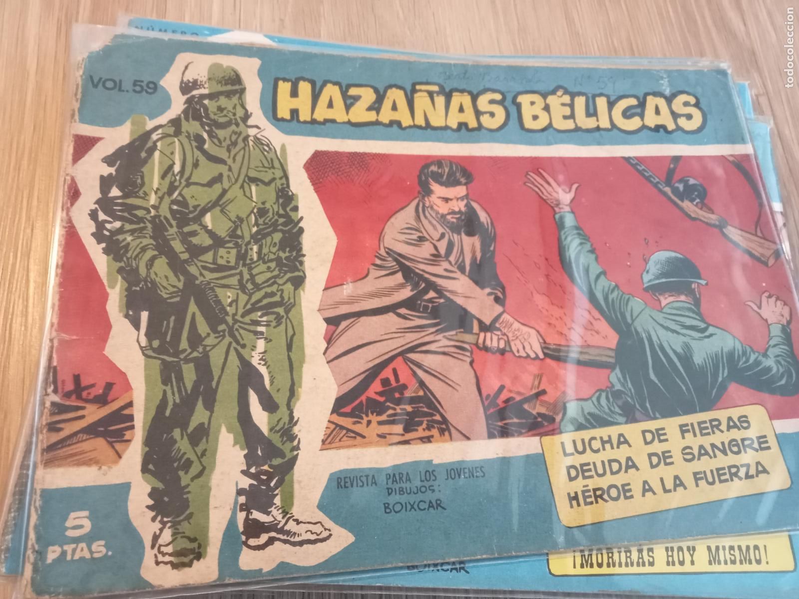 Tebeos: Haza&ntilde;as B&eacute;licas - Serie Azul - 7 ejemplares - Foto 2