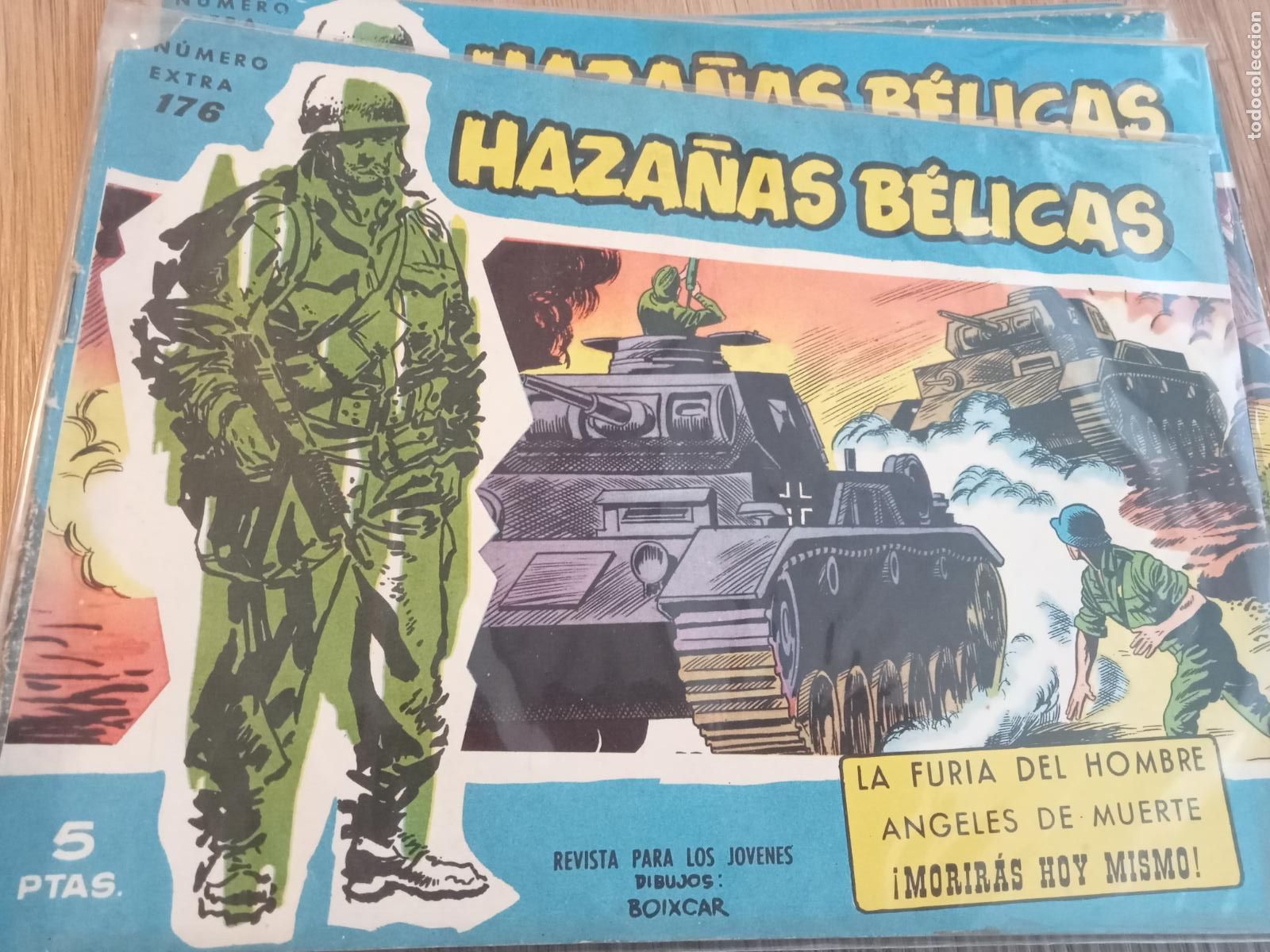 Tebeos: Haza&ntilde;as B&eacute;licas - Serie Azul - 7 ejemplares - Foto 4