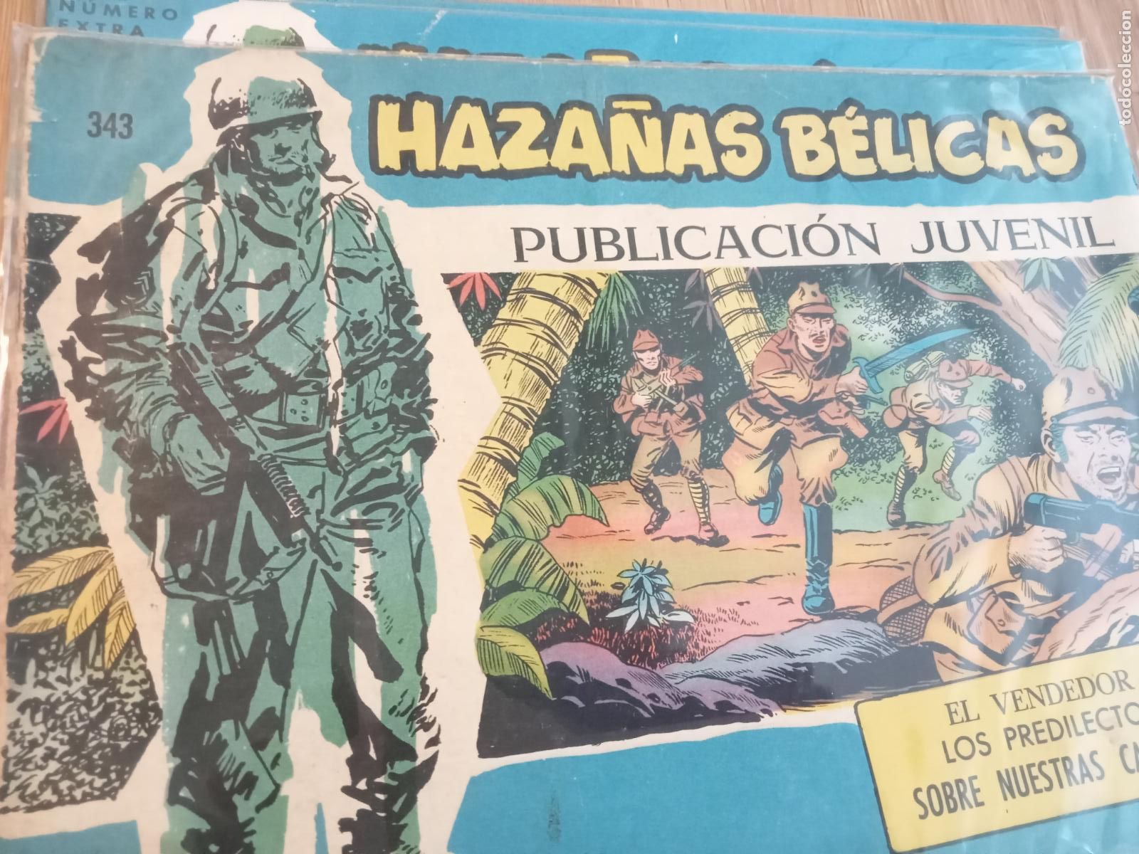 Tebeos: Haza&ntilde;as B&eacute;licas - Serie Azul - 7 ejemplares - Foto 11