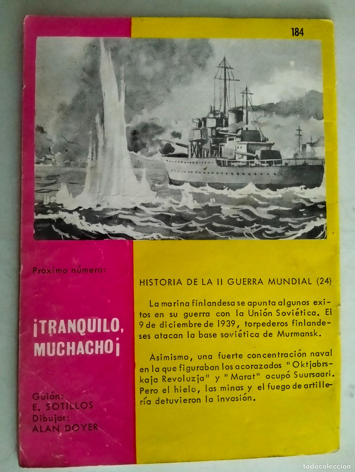 Tebeos: HAZA&Ntilde;AS BELICAS, EXTRA 184, EDICIONES TORAY, A&Ntilde;O 1965 - Foto 2