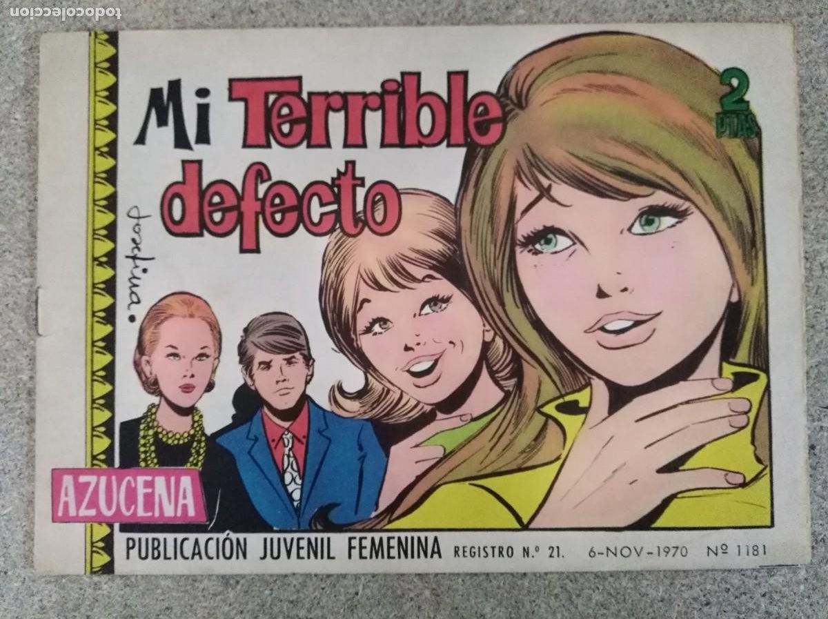Tebeos: Azucena 1181.Mi terrible defecto.Ediciones Toray - Foto 1