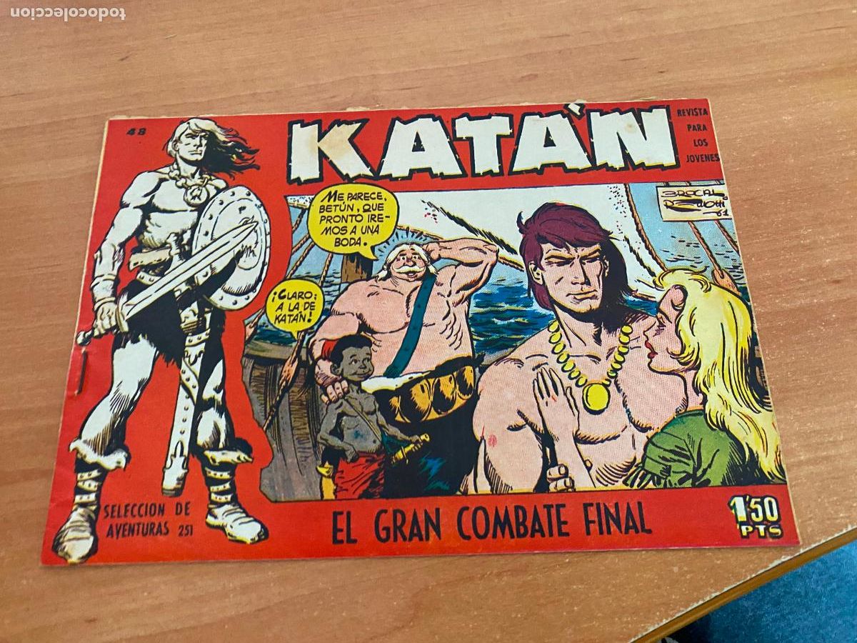 Tebeos: KATAN N&ordm; 48 EL GRAN COMBATE FINAL (ORIGINAL TORAY) (COB46) - Foto 1
