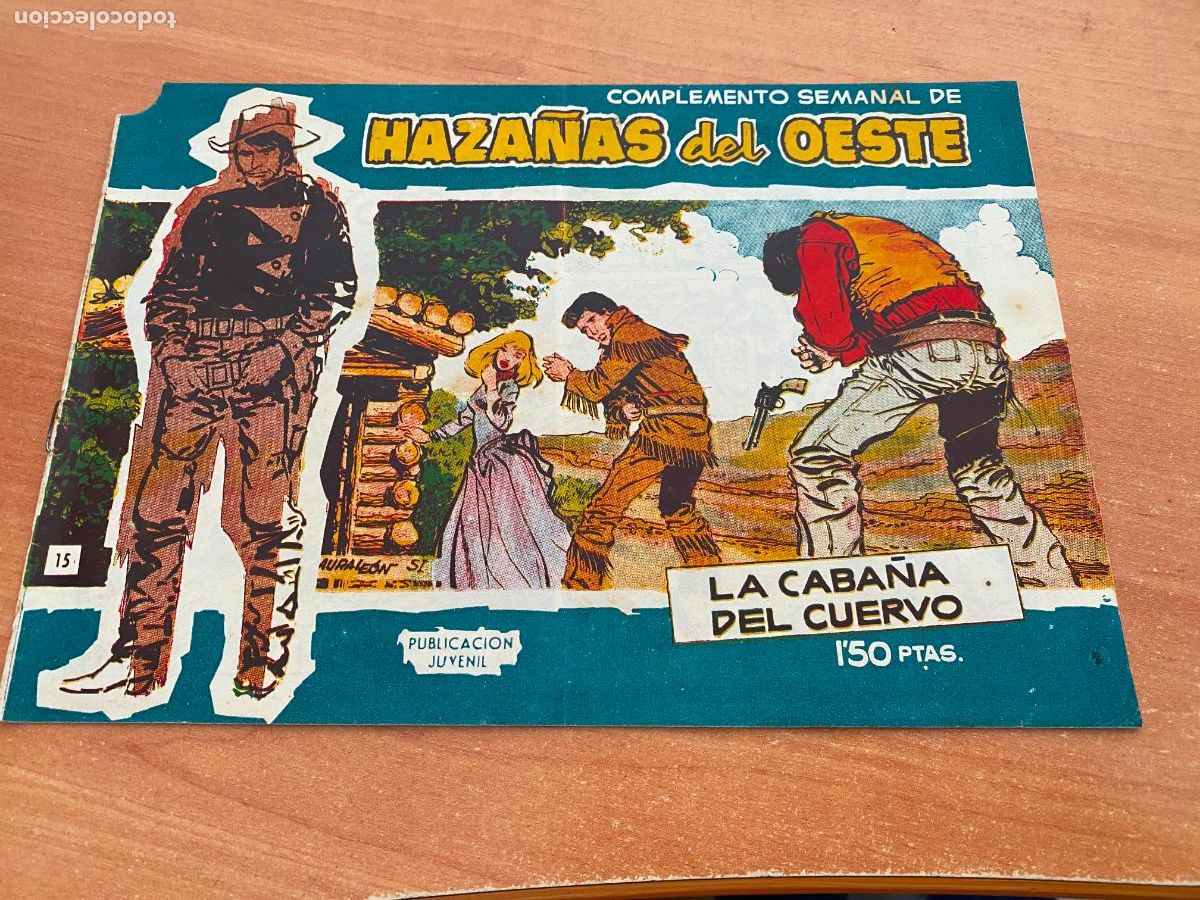 Tebeos: HAZA&Ntilde;AS DEL OESTE AZUL. COMPLEMENTO SEMANAL N&ordm; 15 CABA&Ntilde;A DEL CUERVO (TORAY) (COB21) - Foto 1