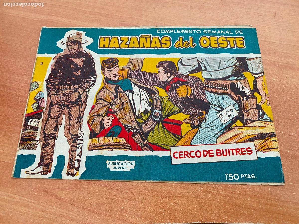 Tebeos: HAZA&Ntilde;AS DEL OESTE AZUL. COMPLEMENTO SEMANAL N&ordm; 12 CERCO DE BUITRES (TORAY) (COB21) - Foto 1