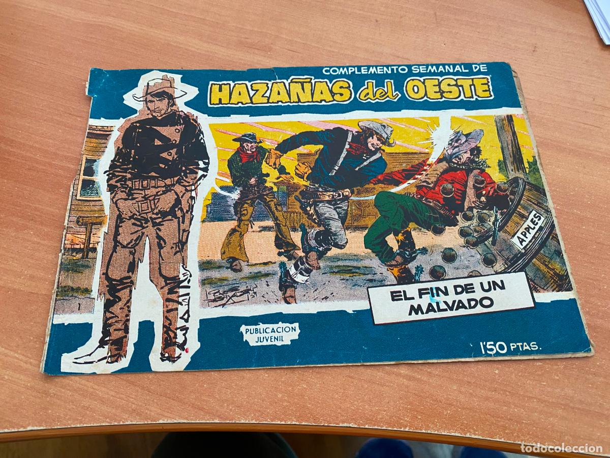Tebeos: HAZA&Ntilde;AS DEL OESTE AZUL. COMPLEMENTO SEMANAL N&ordm; 1 EL FIN DE UN MALVADO (TORAY) (COB21) - Foto 1