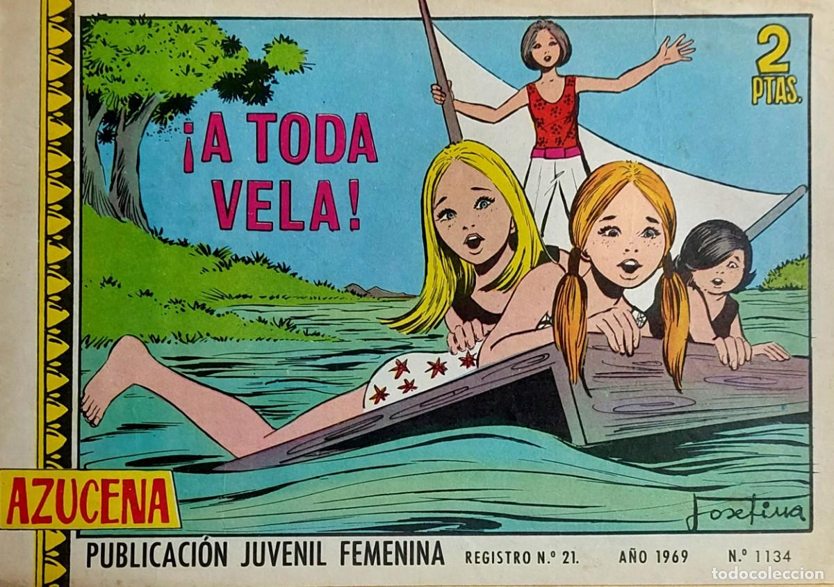 Tebeos: LOTE DE 8 COMICS (AZUCENA ) 1969 ediciones TORAY. - Foto 11