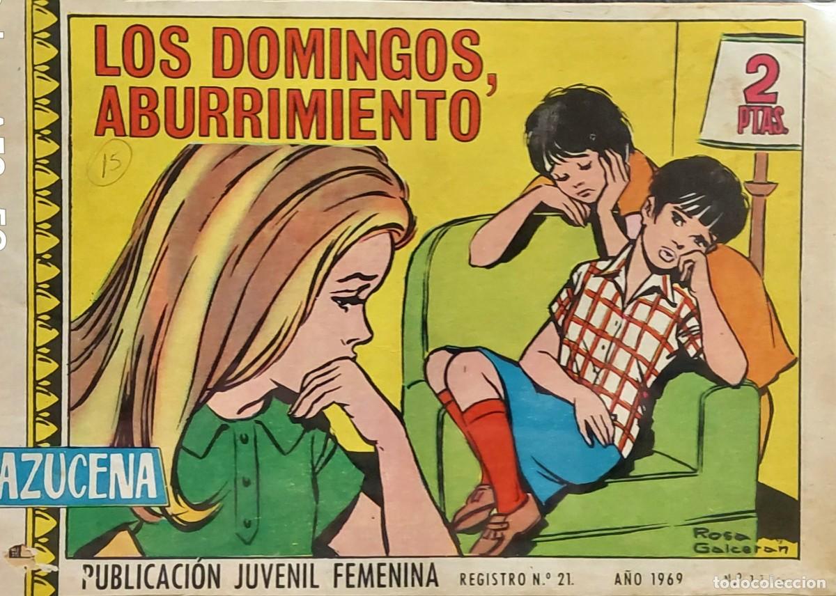 Tebeos: LOTE DE 8 COMICS (AZUCENA ) 1969 ediciones TORAY. - Foto 13