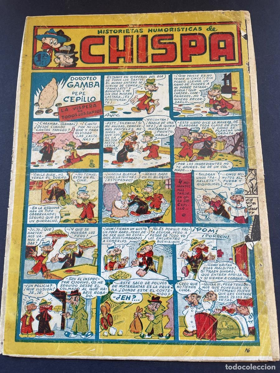 Tebeos: Chispa n.16 - Edt Toray 1947 - Original - Foto 1