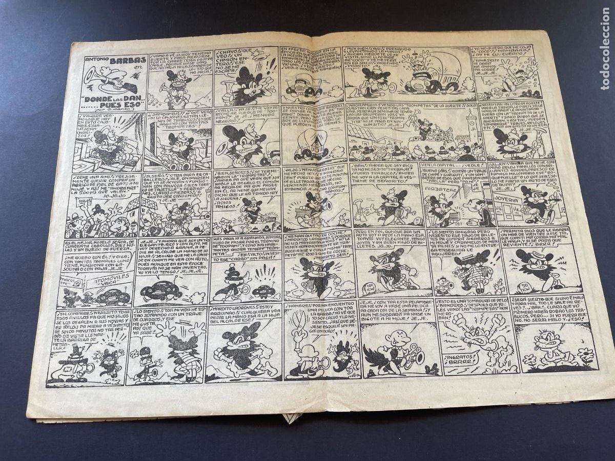 Tebeos: Chispa n.18 - Edt Toray 1947 - Original - Foto 2