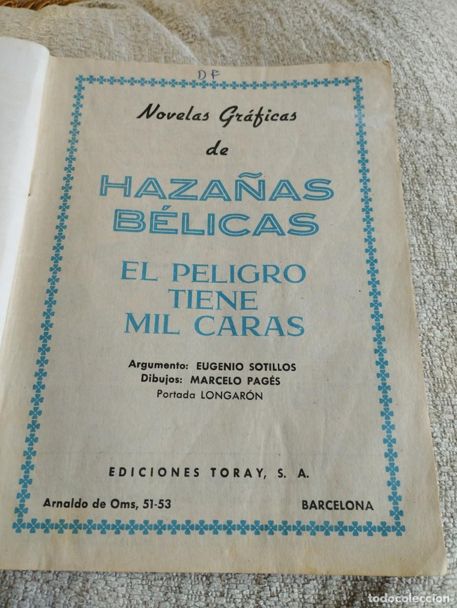 Tebeos: Comic de Haza&ntilde;as B&eacute;licas de finales de los 60, original y bien conservado - Foto 2